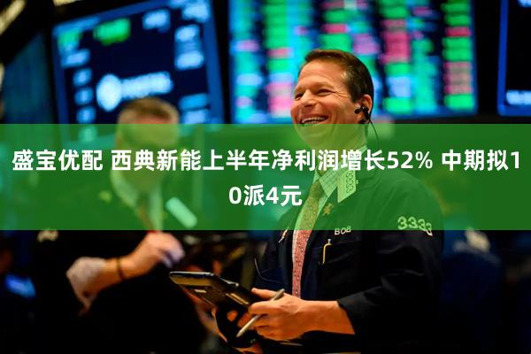 盛宝优配 西典新能上半年净利润增长52% 中期拟10派4元